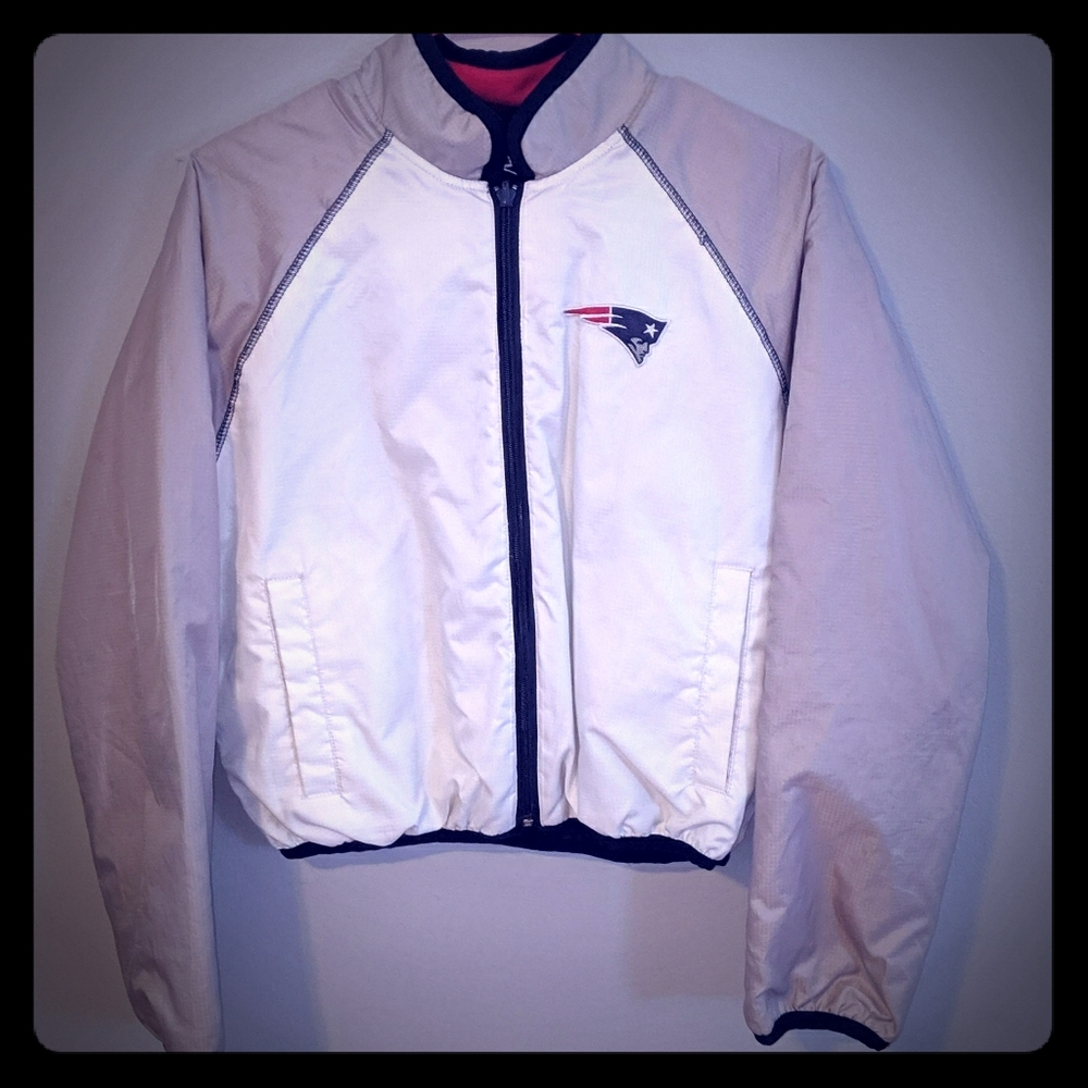 NWOT- women's authentic reversable patriots jacket